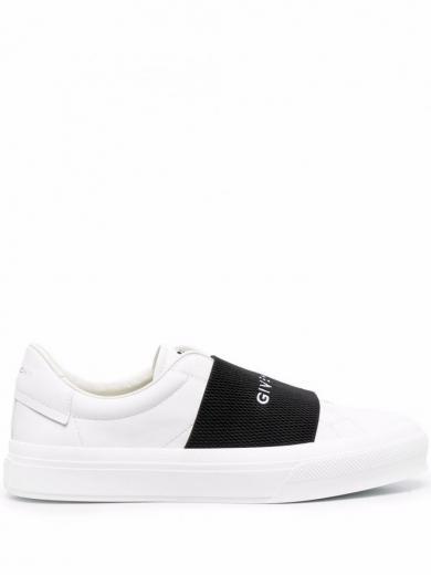white white city sport leather sneakers