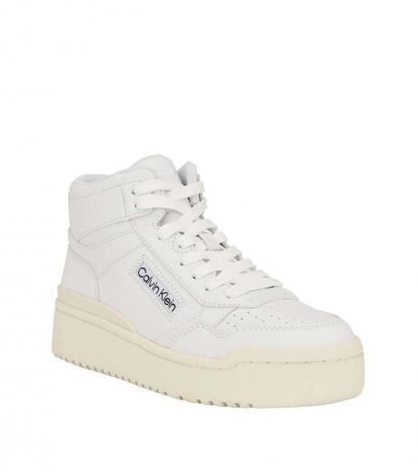 white arezi high top sneakers
