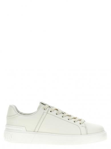 white b-court sneakers
