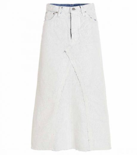 white bianchetto skirt