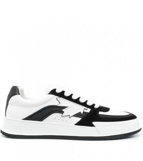 white black canadian leather sneakers