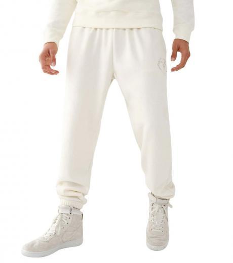 white buddha relaxed jogger