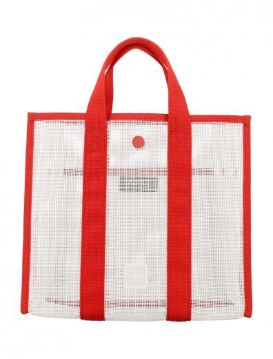 white cabas louise tote bag