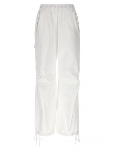 white cargo trousers