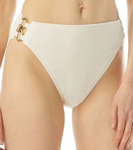 white chain detail bikini bottoms