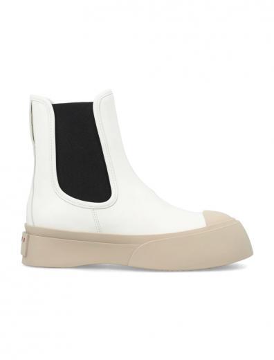 white chelsea boots