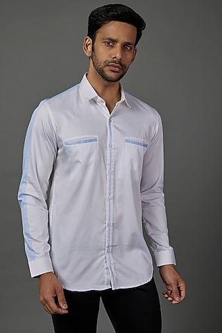 white cotton shirt