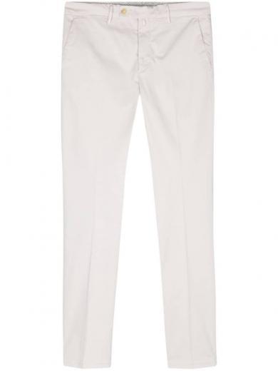 white cotton trousers