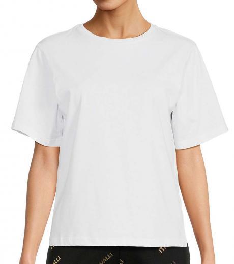 white crewneck slim fit t-shirt