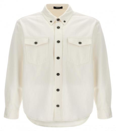 white denim overshirt