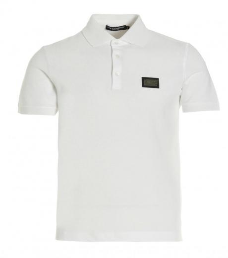 white dg essential polo