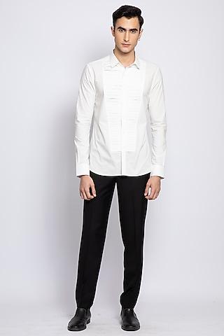 white egyptian giza cotton shirt