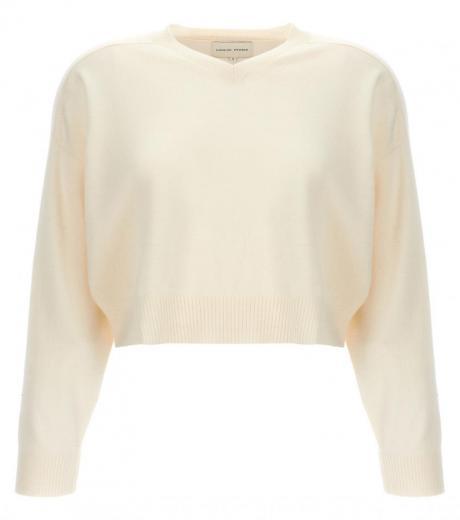 white emsalo sweater