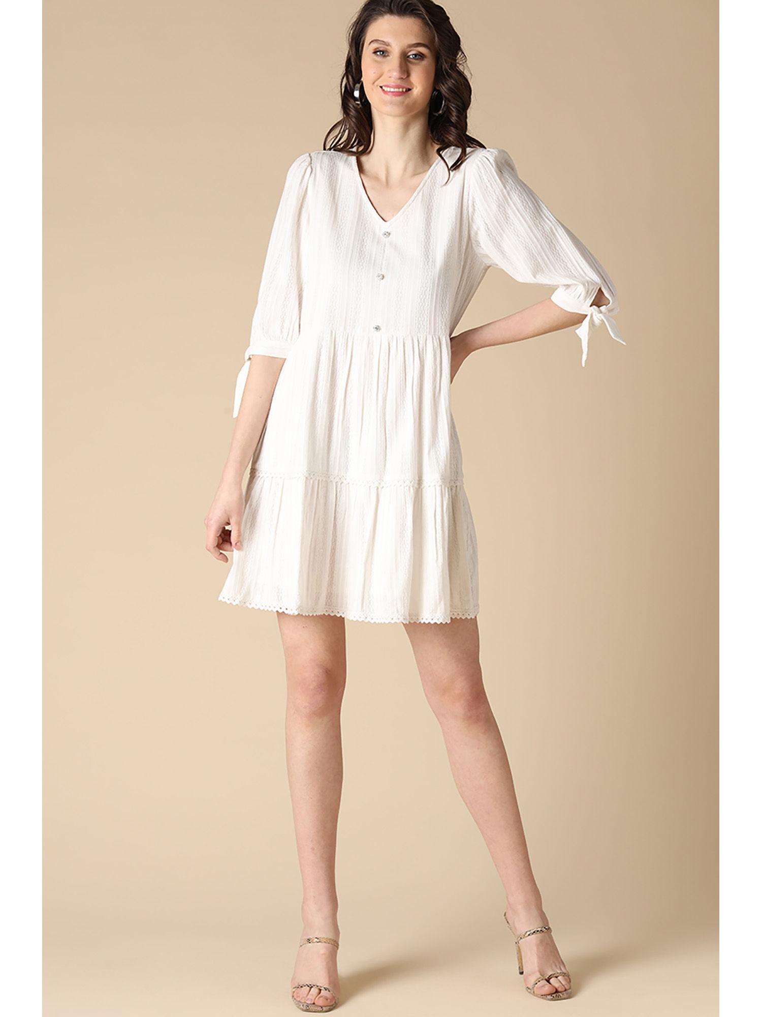 white fashion cotton dresses