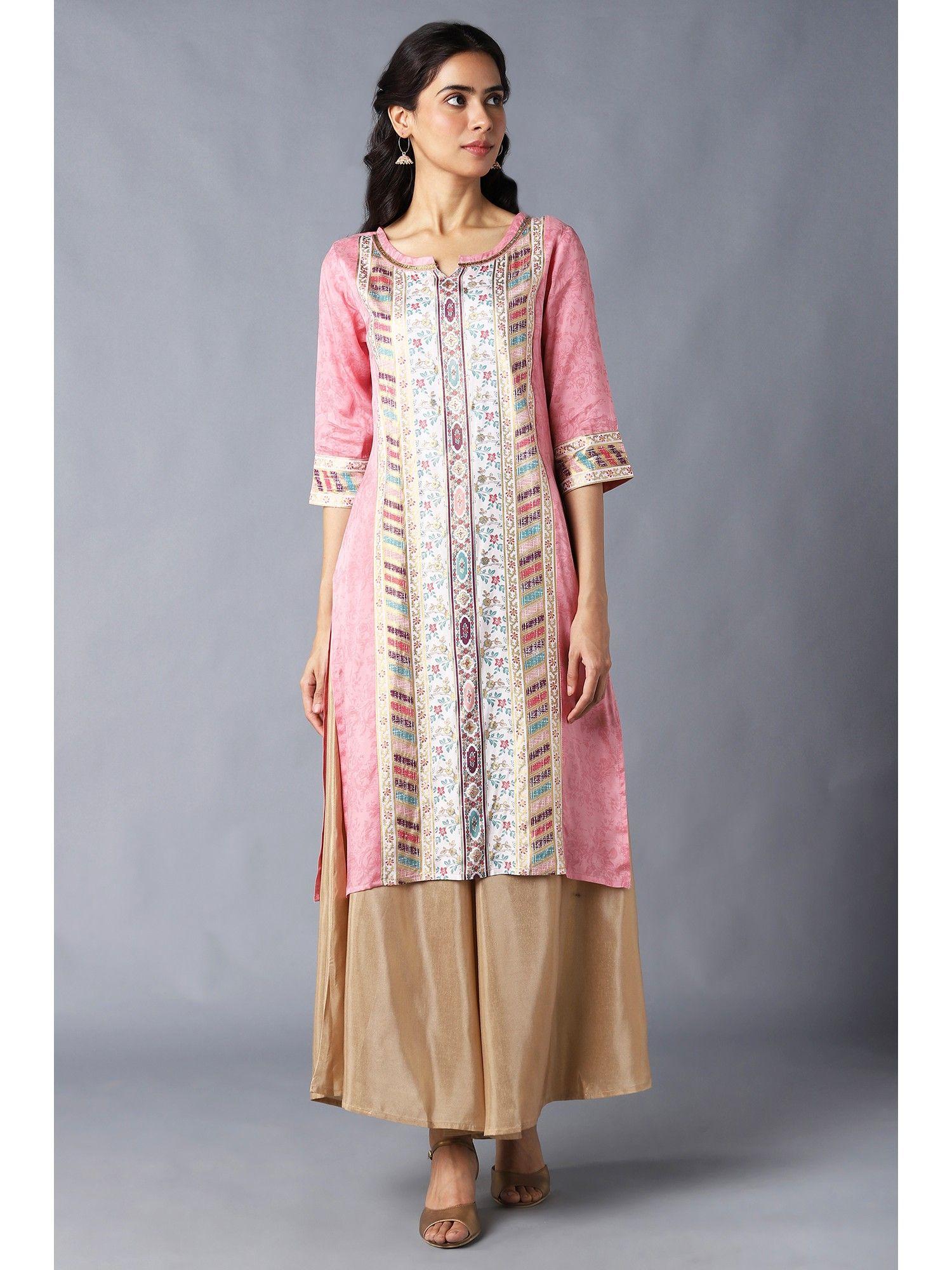 white festive ethnic kurta