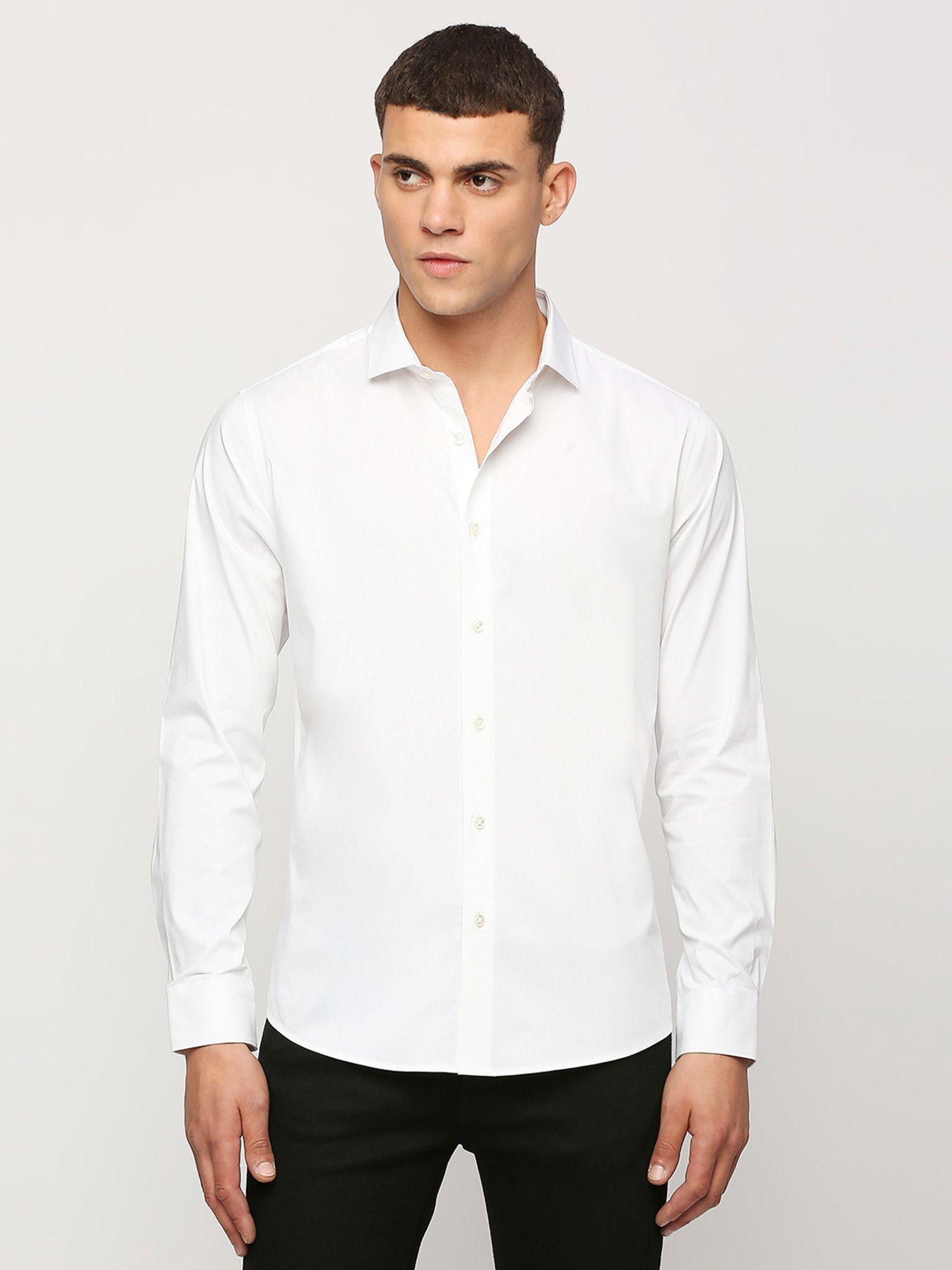 white full sleeves shirt