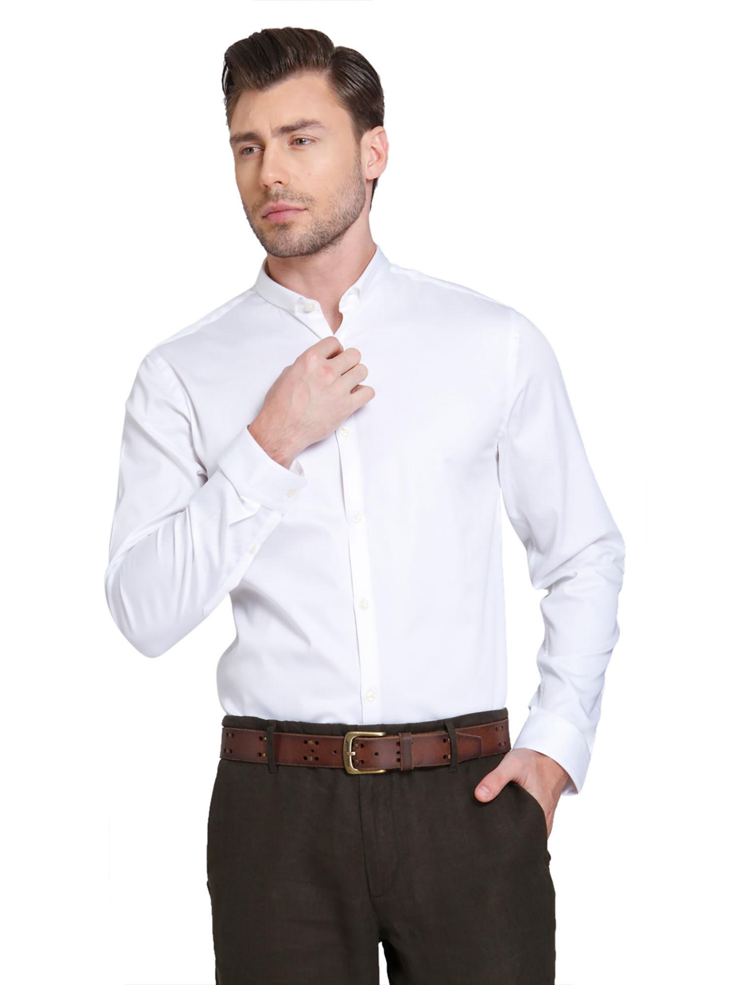 white full sleeves shirt