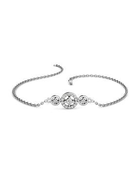 white gold siij diamond starlet bracelet