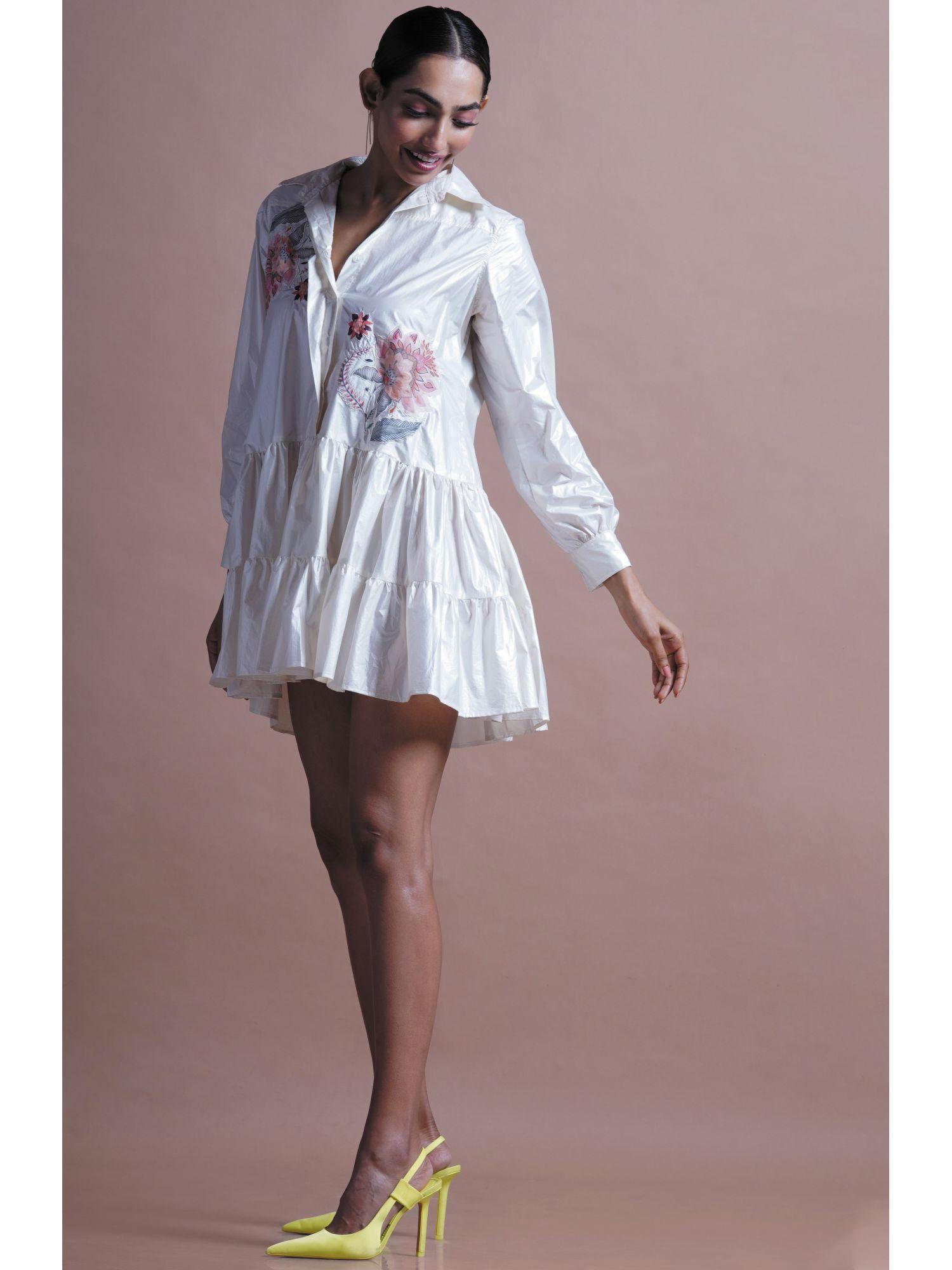 white granadilla dress