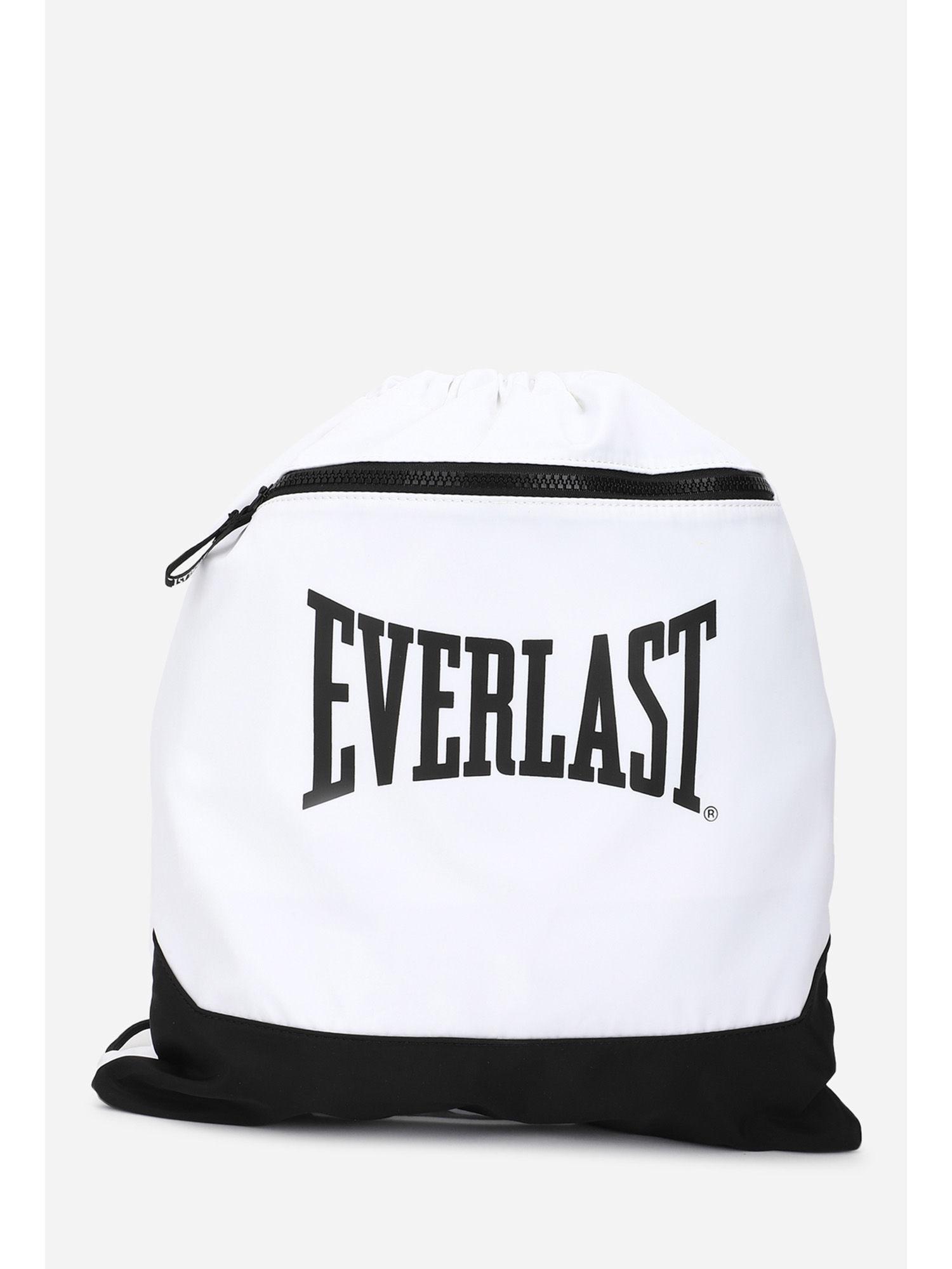 white graphic backpack