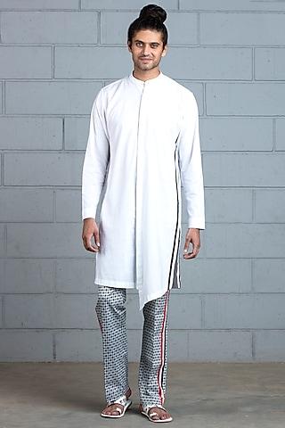 white handloom kurta