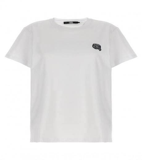 white ikonik 2,0 t-shirt