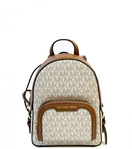 white jaycee mini backpack