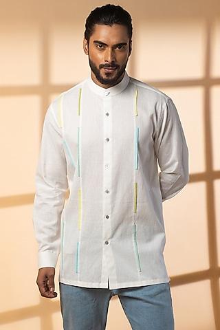 white khadi shirt