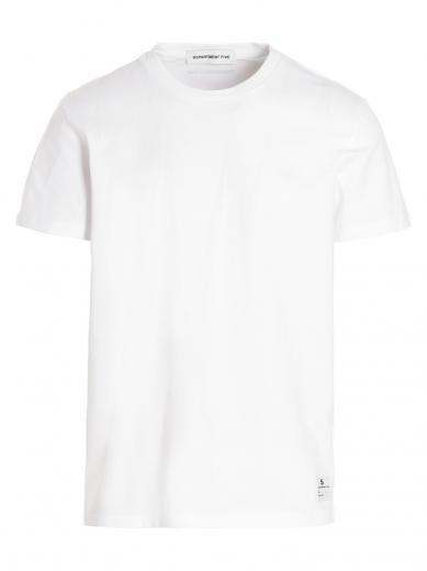 white logo patch t-shirt