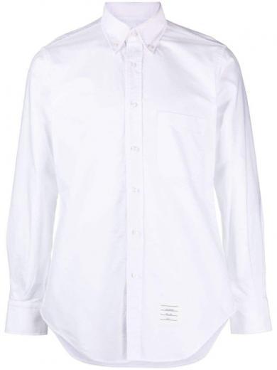 white logo shirt