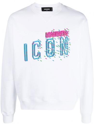 white logo sweatshirt