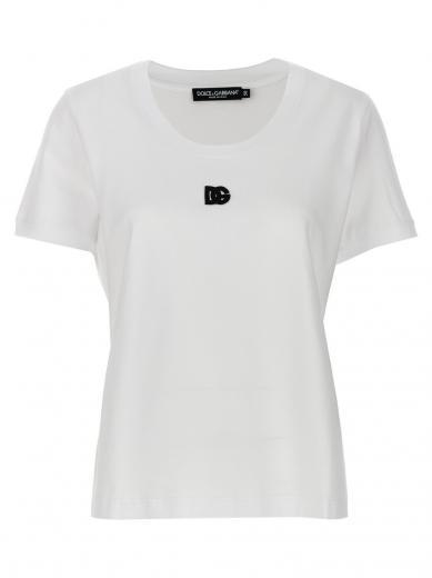 white logo t-shirt
