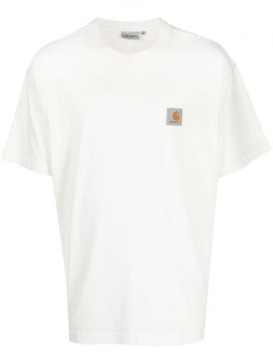 white logo t-shirt