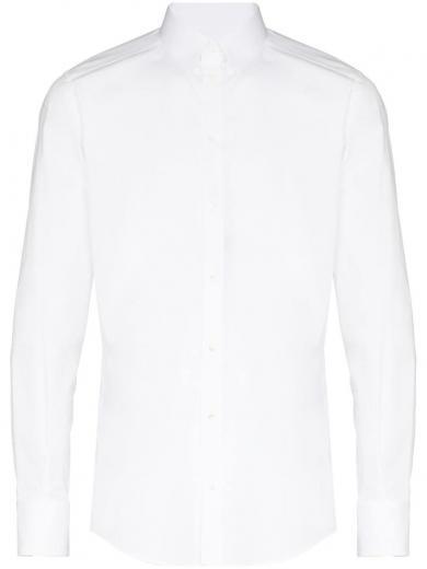 white long-sleeve shirt