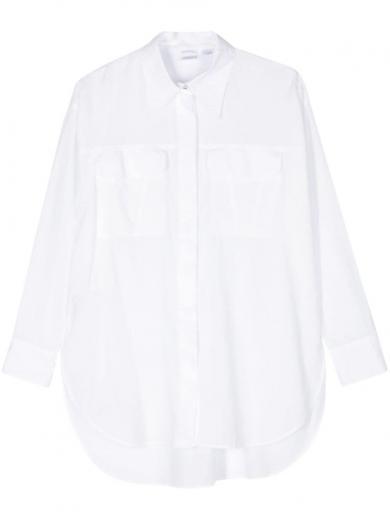 white loose shirt