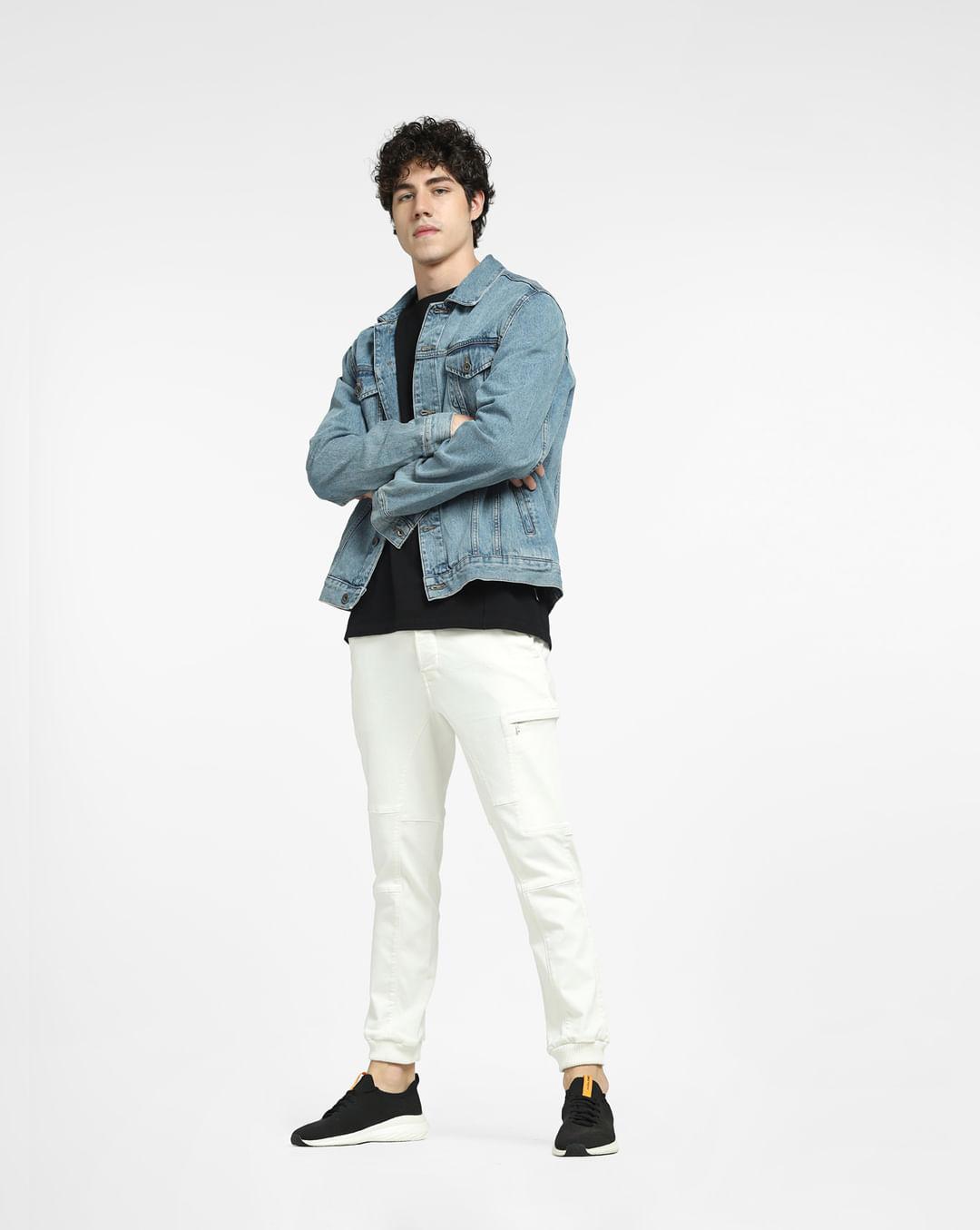 white low rise paul anti-fit jeans