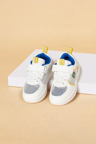 white mesh with pu upper casual boys casual shoes