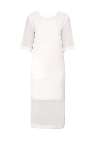 white midi dress