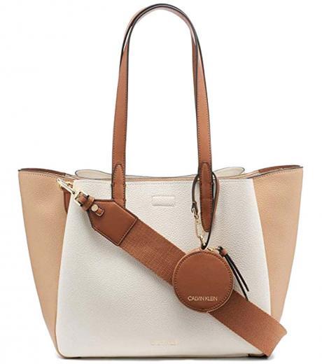 white millie large tote