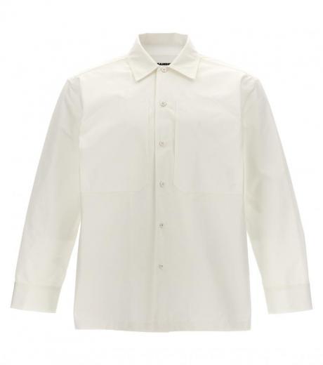 white pocket shirt