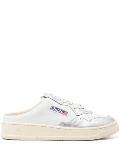 white round toe sneakers