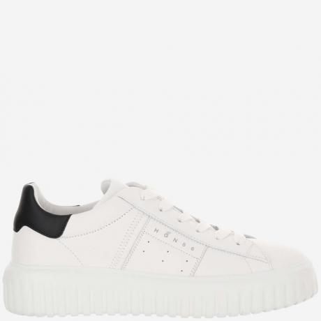 white round toe sneakers