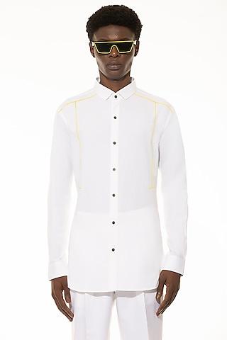 white shirt in cotton