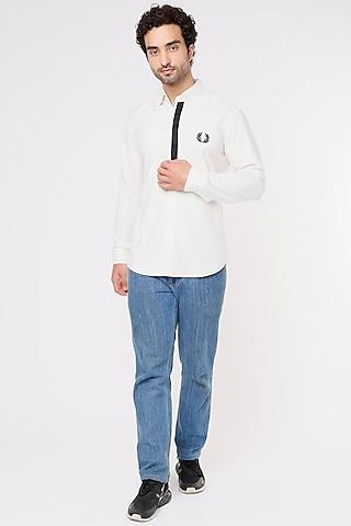 white shirt in cotton