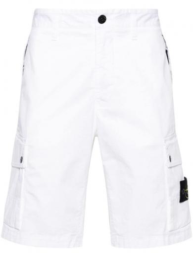 white shorts with pockets