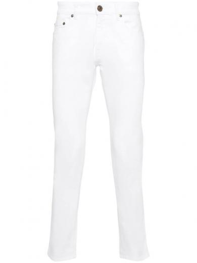 white skinny cut jeans