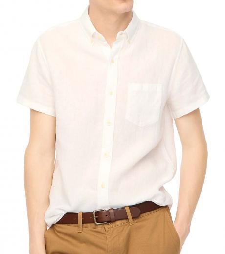 white slim fit shirt