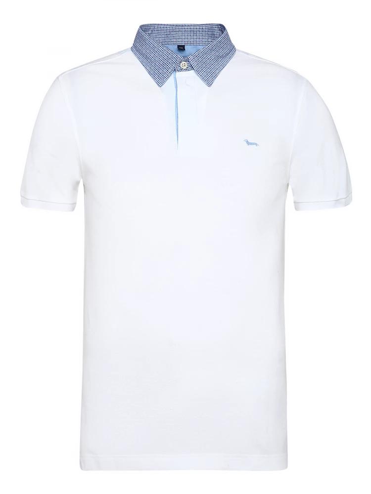 white solid polo tshirt