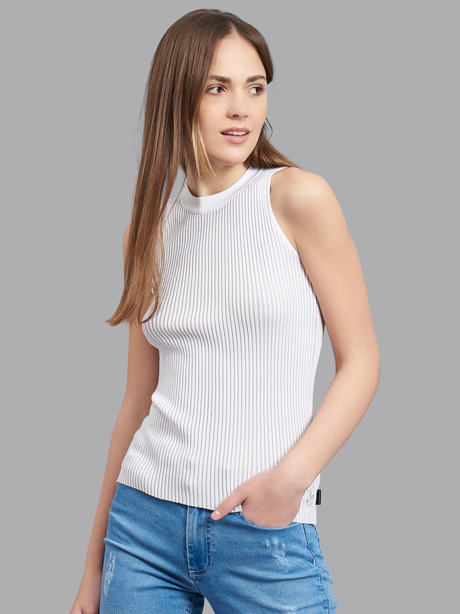 white solid t-shirt