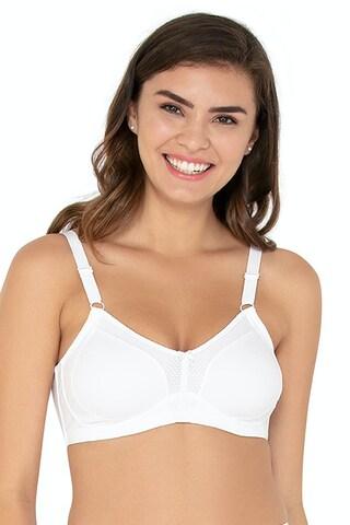 white solid women bra